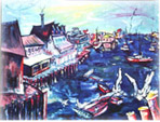 Painting of Monterey Harbor